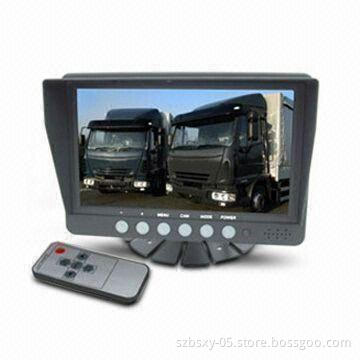 Car Monitor, 12 to 24V Input, 480 x 234 Dots Resolution, ≤7W Power Consumption